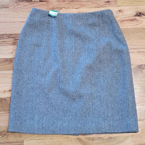 Vintage 100% Wool Pencil Skirt Classic Lined - Picture 3 of 10